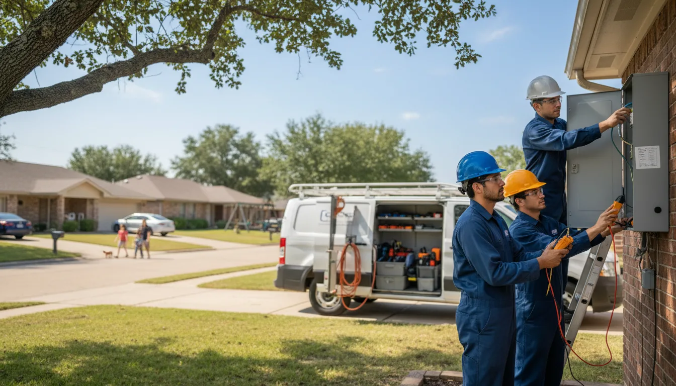 Certified electrician providing emergency electrical services in Woodleaf, NC